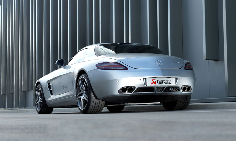 AKRAPOVIC EVOLUTION SYSTEM INCL WIRELESSKIT SLS AMG