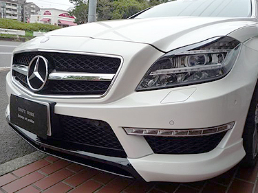 Carlsson W218 CLS63�t�����g���b�v�X�|�C�C���[��RS���b�v�X�|�C���[ �_�C�������h�z���C�g�E�\���b�hBK�c�[�g���XCK63RS�X�y�V�����y�C���g