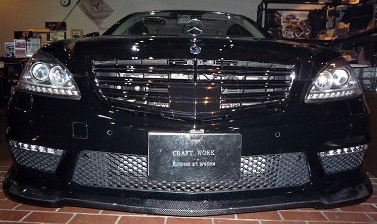 W221 S63/65MC�`�t�����g�J�[�{�����b�v�X�|�C���[�h�A�~���[�J�o�[(L��R) ���A�f�B�t�[�U�[���Z���^�[�p�l�����O