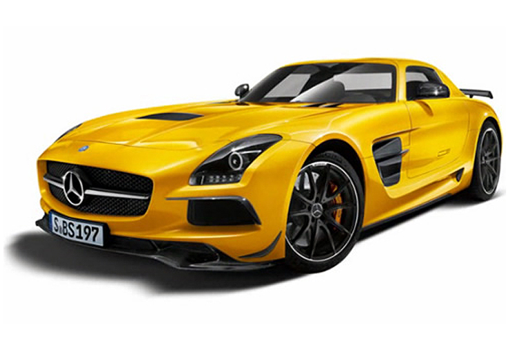 SLS AMG BLACK series Mat Black Edition